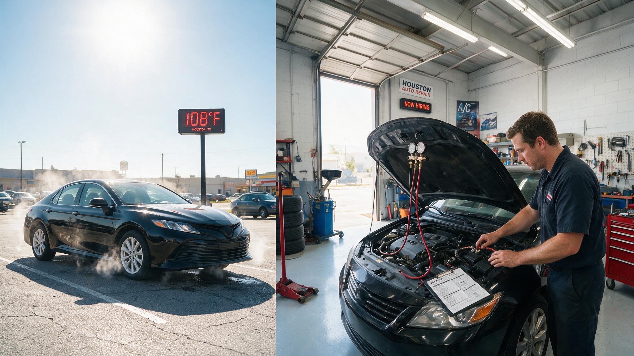 car AC service in Houston heat